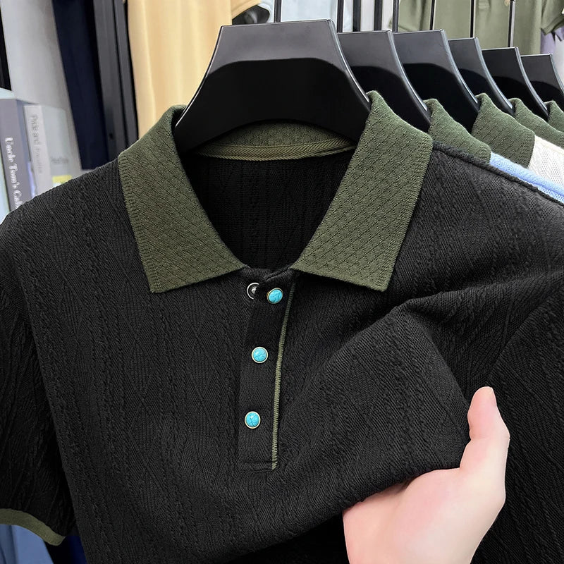 Polo shirt summer men's T-shirt