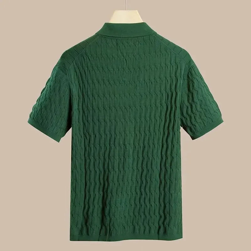 Summer Polo Shirt Knitted