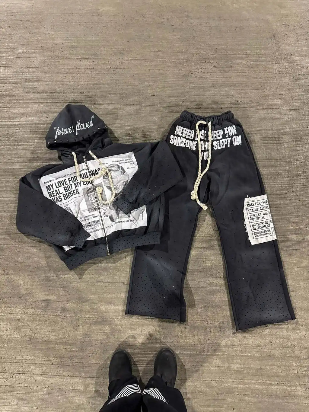 fashion pants,trendy sweatshirt set for men and women