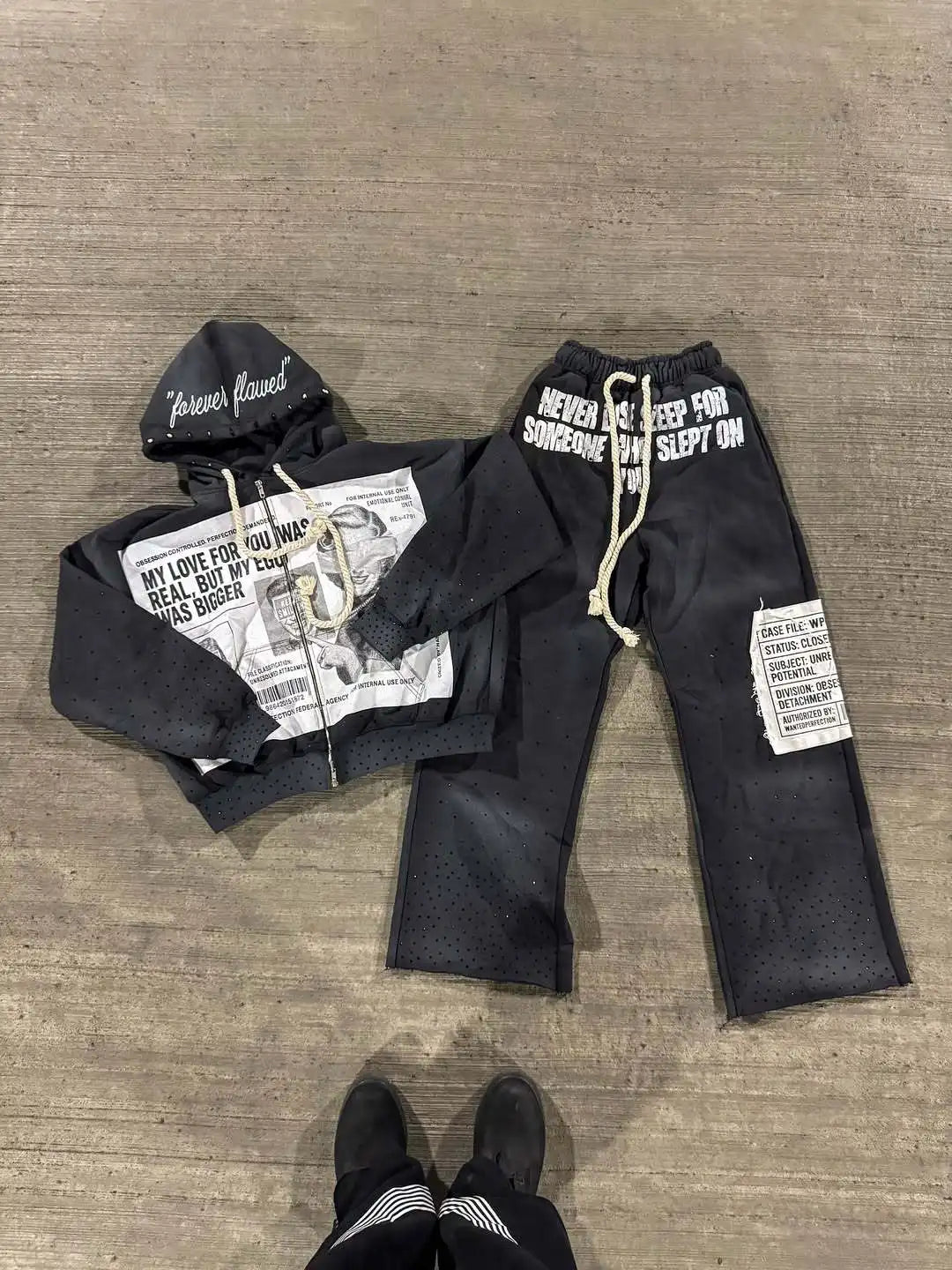 fashion pants,trendy sweatshirt set for men and women