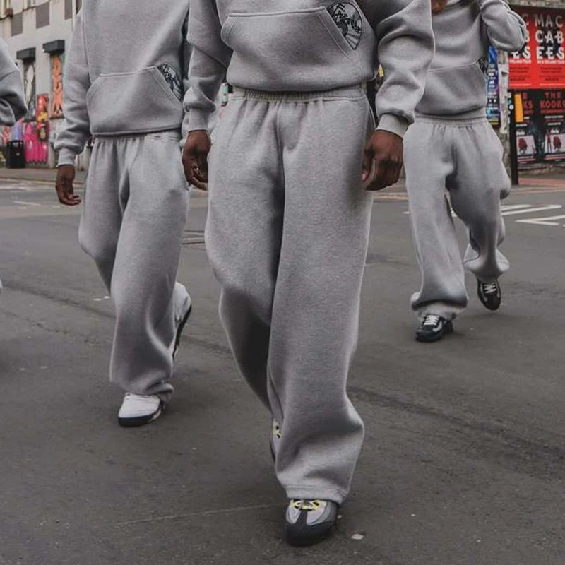 Fashionable Street Style Embroidered Pants