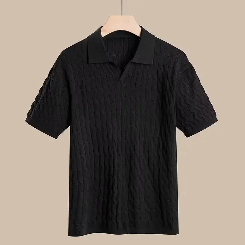 Summer Polo Shirt Knitted
