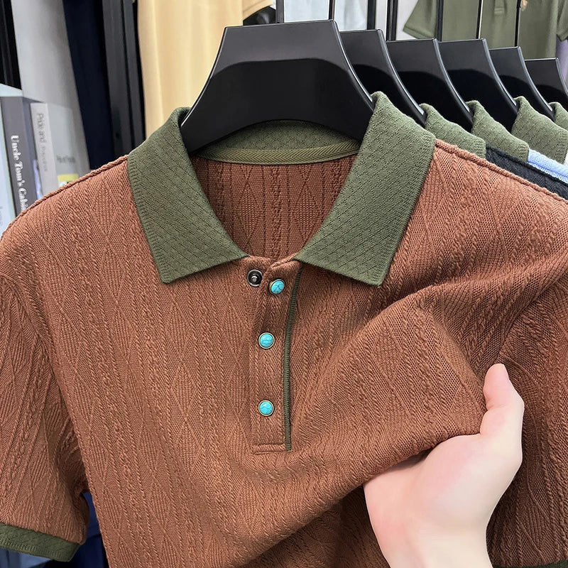 Polo shirt summer men's T-shirt