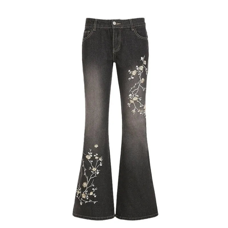 Jeans Vintage 2000s Low Rise Flared Jeans Women