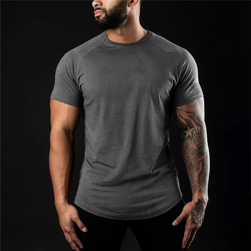Men Cotton Gym fit t-Shirt Breathable