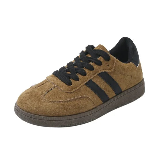 Women Sneakers Flats Ladies Fashion Lace-up Vulcanized Shoes
