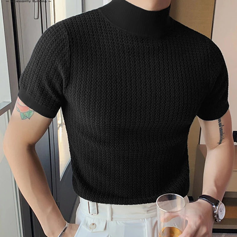 New Summer Fashion Tight T-shirt Casual Streetwear