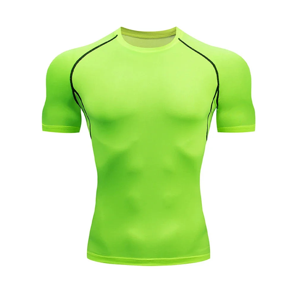Men's Bodybuilding Sports Tight T-shirt