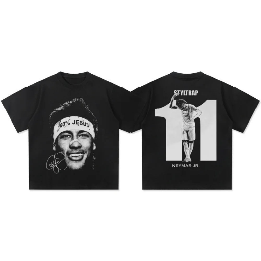 Neymar Retro Short Sleeve T-Shirt
