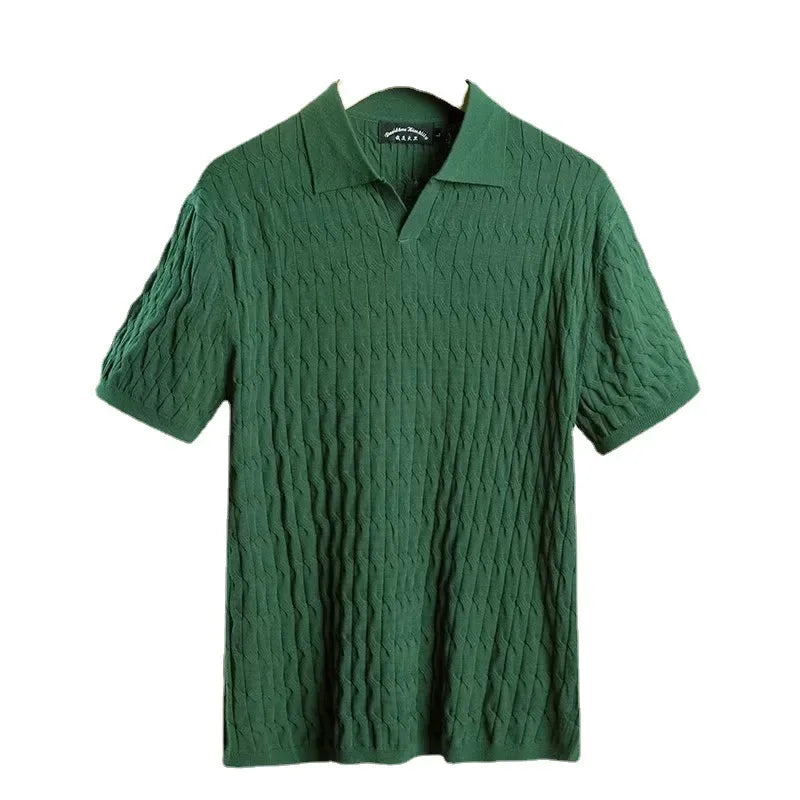 Summer Polo Shirt Knitted