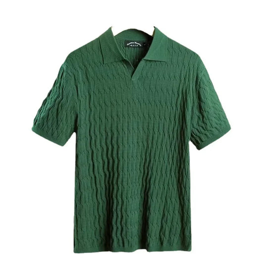 Summer Polo Shirt Knitted