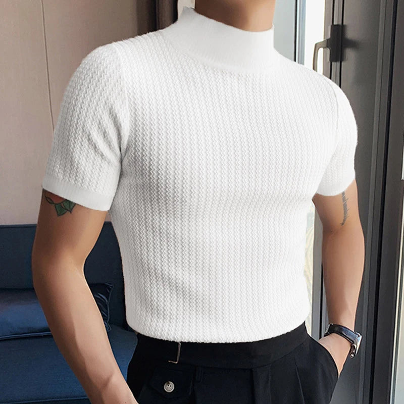 New Summer Fashion Tight T-shirt Casual Streetwear