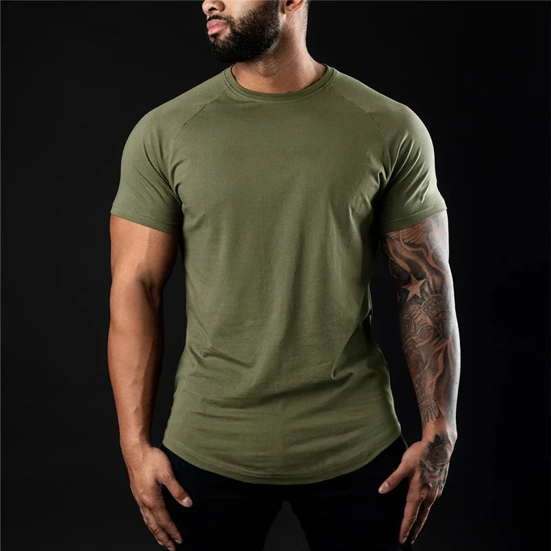 Men Cotton Gym fit t-Shirt Breathable