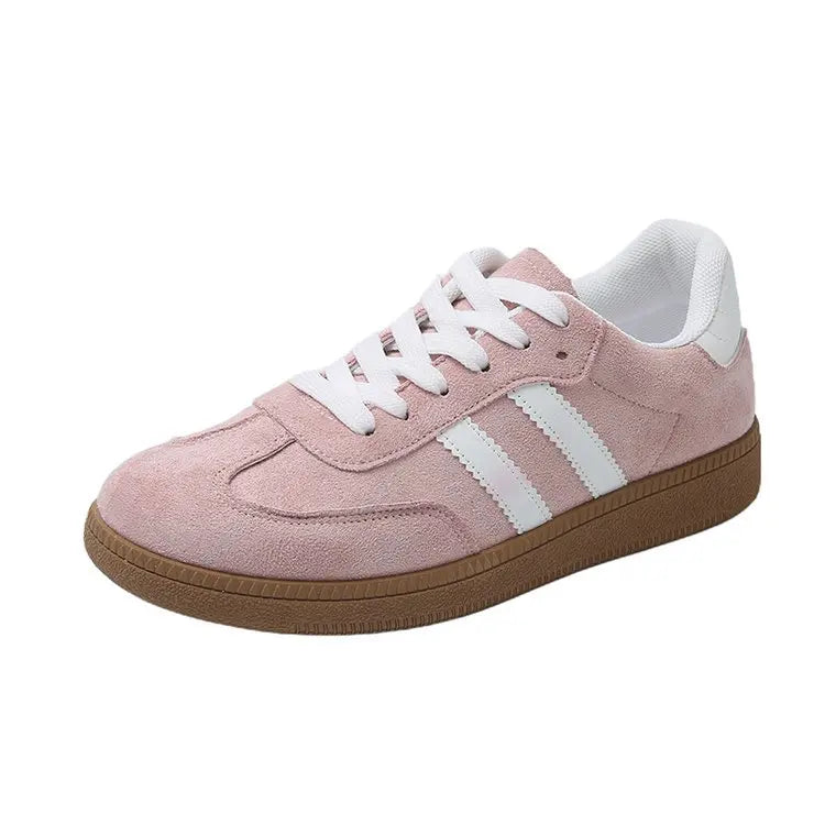 Women Sneakers Flats Ladies Fashion Lace-up Vulcanized Shoes