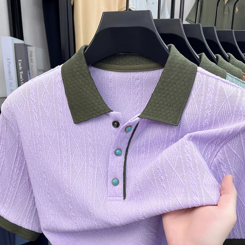 Polo shirt summer men's T-shirt