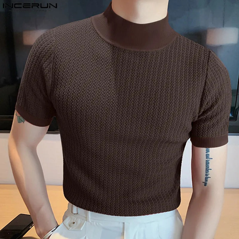 New Summer Fashion Tight T-shirt Casual Streetwear