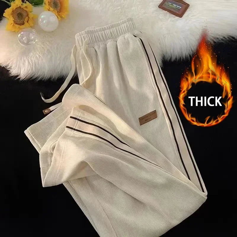 Men's striped loose sports pants