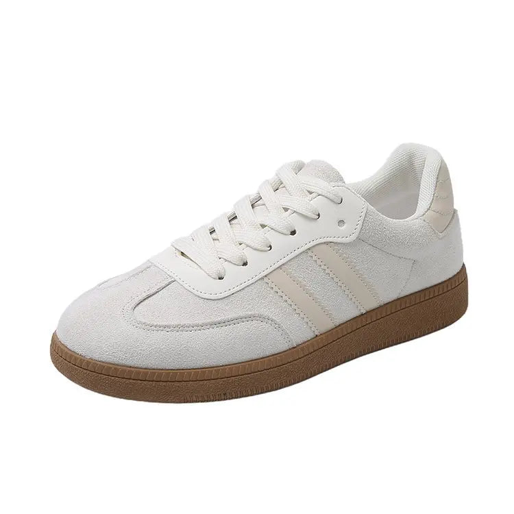 Women Sneakers Flats Ladies Fashion Lace-up Vulcanized Shoes