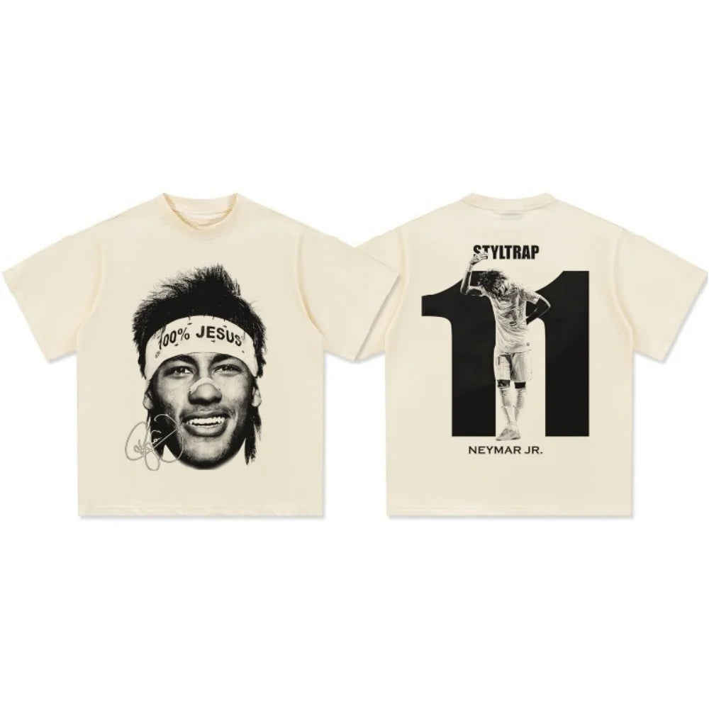 Neymar Retro Short Sleeve T-Shirt
