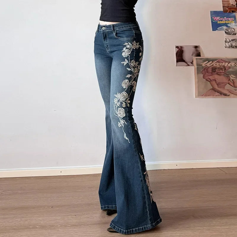 Women Retro Y2k Jeans Baggy Vintage 2000s