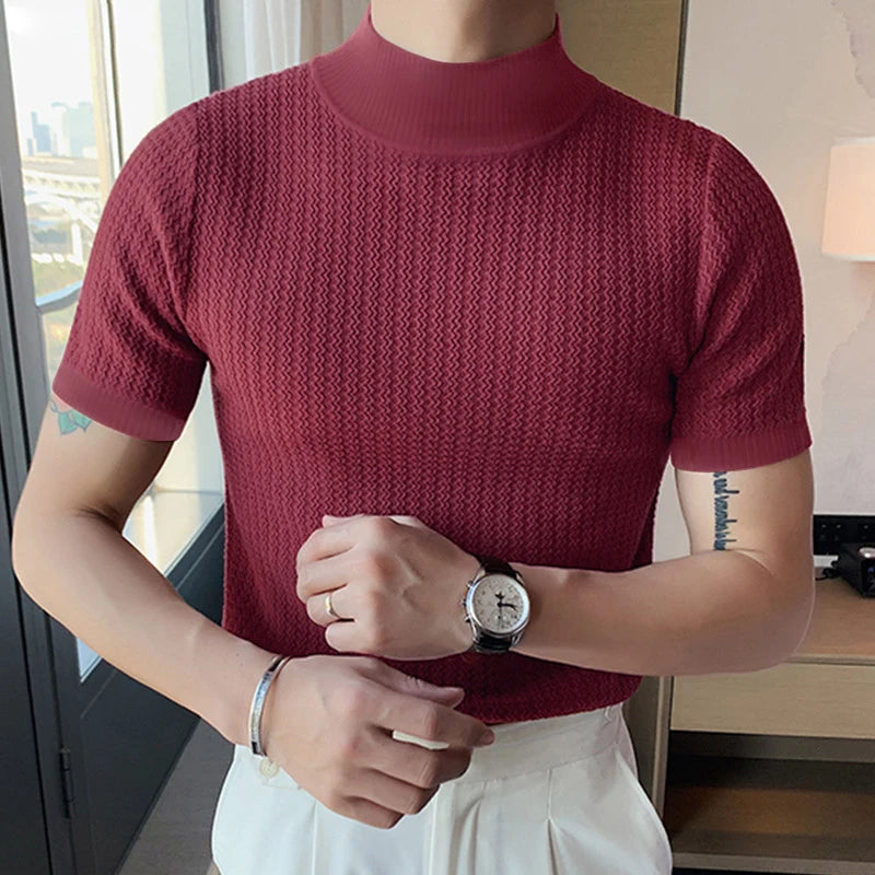 New Summer Fashion Tight T-shirt Casual Streetwear