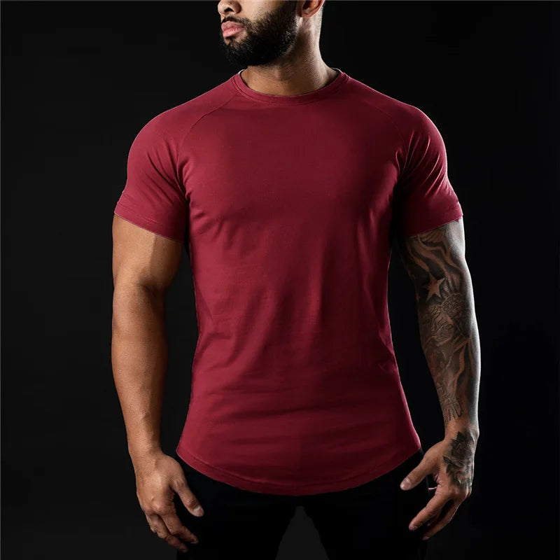 Men Cotton Gym fit t-Shirt Breathable