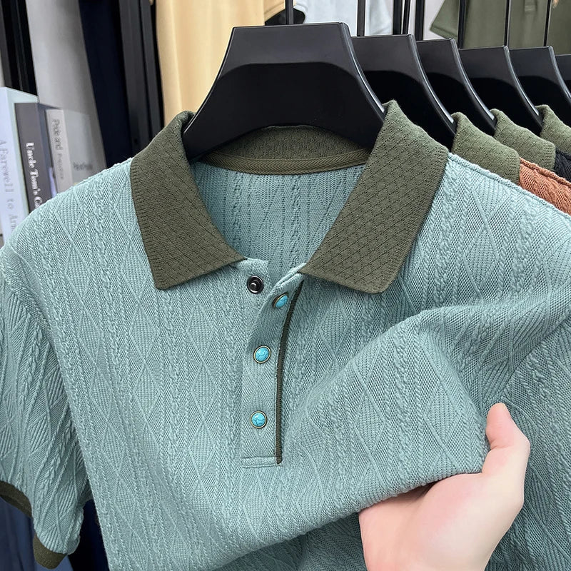 Polo shirt summer men's T-shirt
