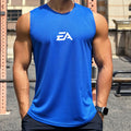 Summer Men's Shirt Sports Fitness Running Shirt