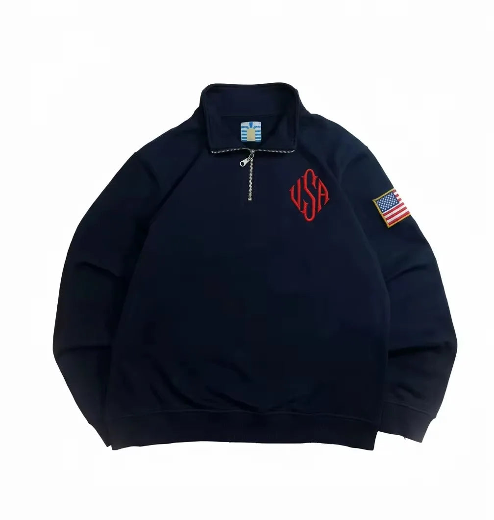 Y2K Retro Pullover Hoodie Old Money