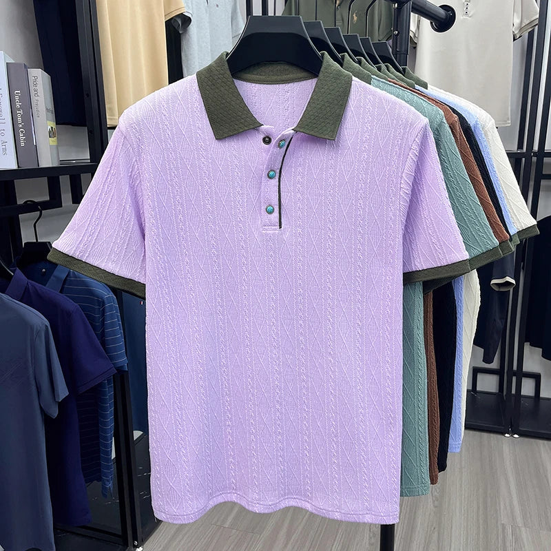 Polo shirt summer men's T-shirt