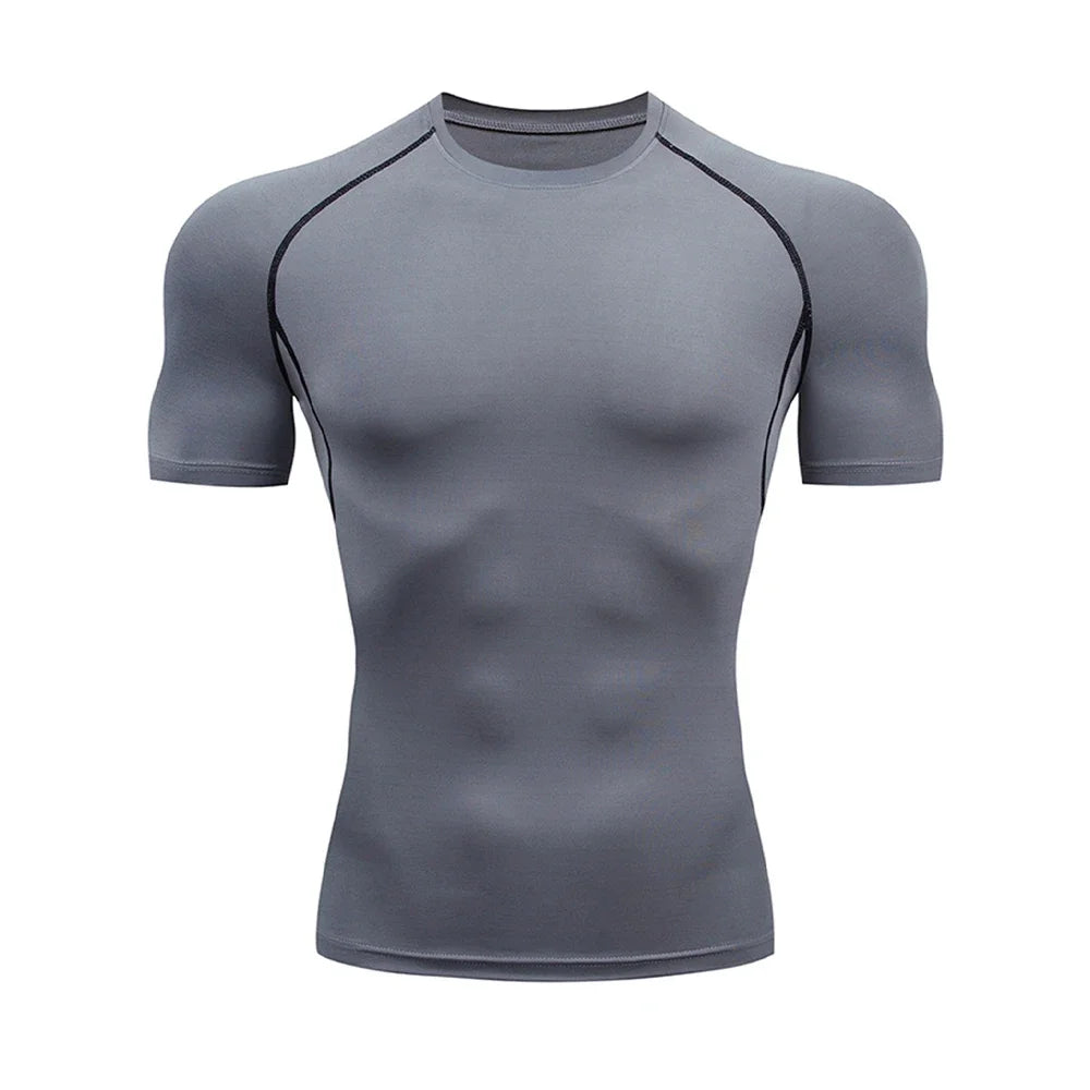 Men's Bodybuilding Sports Tight T-shirt