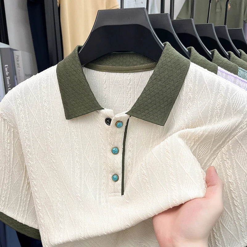 Polo shirt summer men's T-shirt