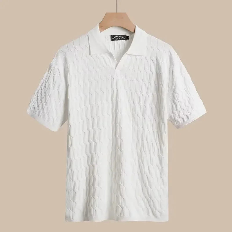 Summer Polo Shirt Knitted