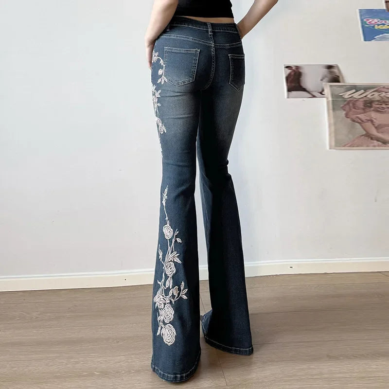 Women Retro Y2k Jeans Baggy Vintage 2000s