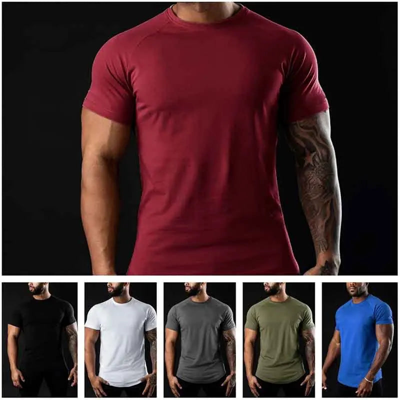 Men Cotton Gym fit t-Shirt Breathable