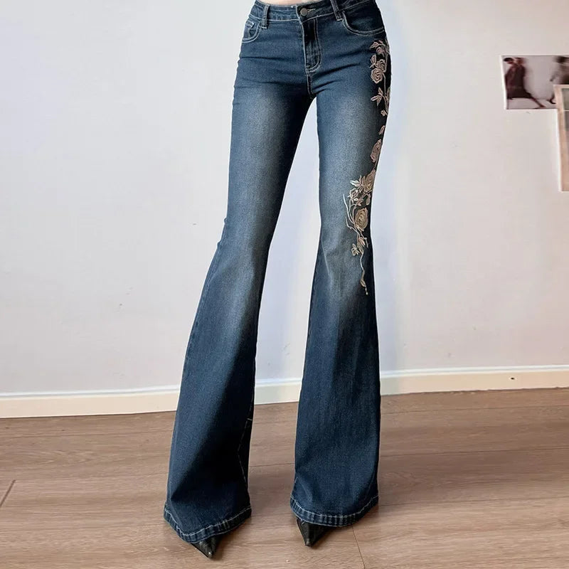 Women Retro Y2k Jeans Baggy Vintage 2000s