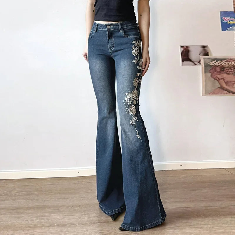 Women Retro Y2k Jeans Baggy Vintage 2000s