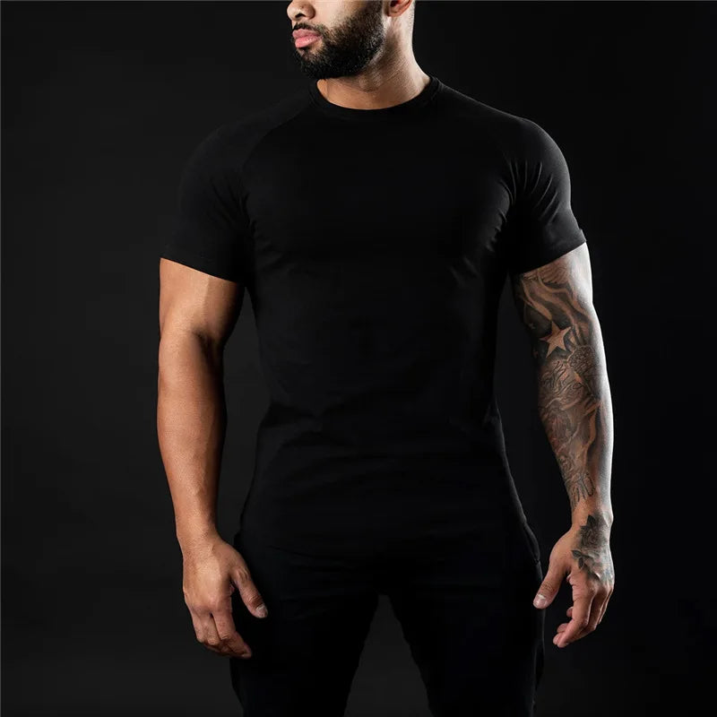 Men Cotton Gym fit t-Shirt Breathable