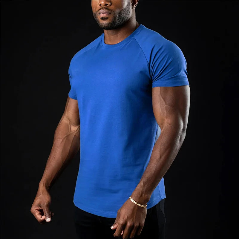 Men Cotton Gym fit t-Shirt Breathable