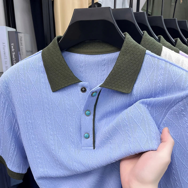 Polo shirt summer men's T-shirt