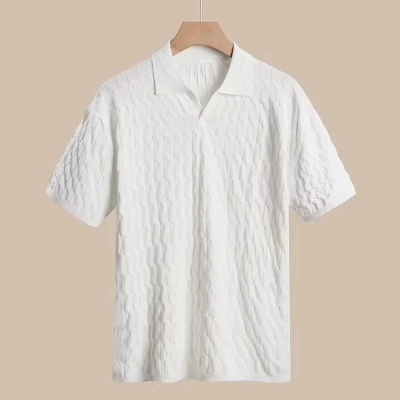 Summer Polo Shirt Knitted