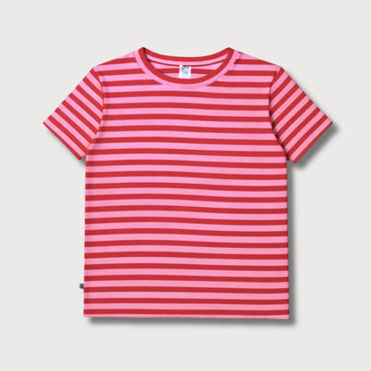 Women's Striped T-Shirt Pink